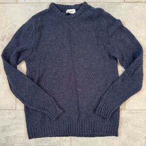 Navy goodfellow & co. Large knit sweater